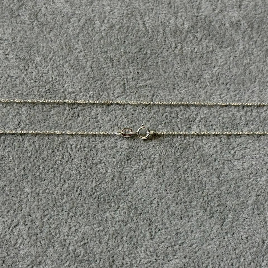 Cadena 45cm Plata .925.