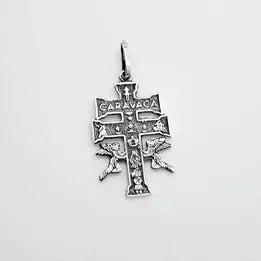 Dije Caravaca Pavonada Plata ley .925 Alto 2.5CMxAncho 1.7CM