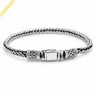 Esclava tejido 2 Bali 4MM 20CM Plata .925