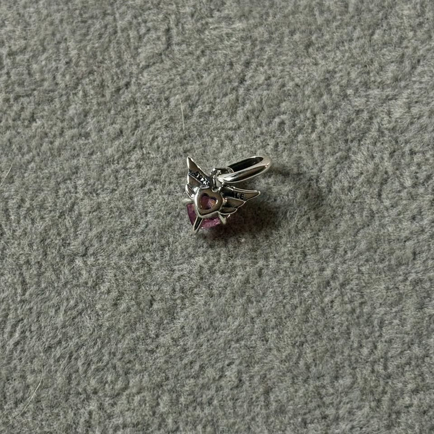 Charm mini corazon rosa