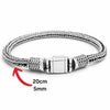 Esclava Tejido Bali 5MM 20CM Plata ley .925