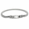 Esclava Tejido Bali 4MM Plata .925 18CM