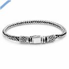Esclava Tejido 2 Bali 4MM 18.5CM Plata .925