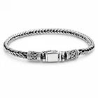 Esclava Tejido 2 Bali 4MM 21 CM Plata .925