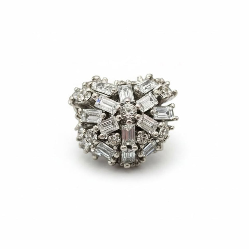 Charm Corazon con zirconia