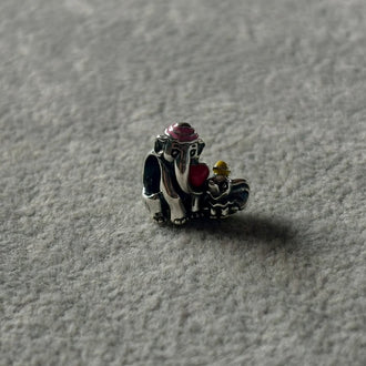 CHARM DUMBO Y MAMA, PLATA. 925