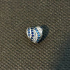 Charm de corazon con piedras azules