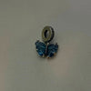 Charm/Dije Mariposa Azul Plata .925