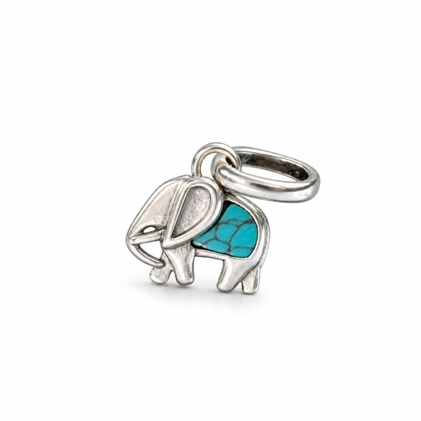 Charm elefante color azul