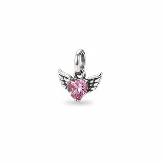 Charm mini corazon rosa