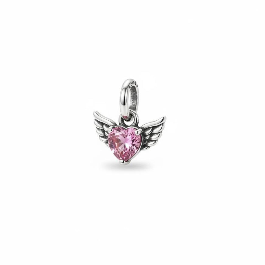 Charm mini corazon rosa