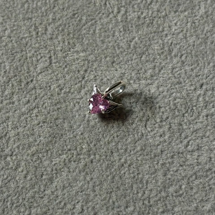 Charm mini corazon rosa