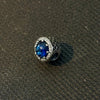 Charm Plateado con piedra azul