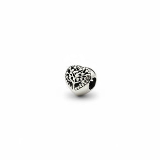 Charm/Dije corazon arbol de la vida Plata
