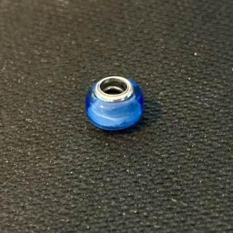 CHARM SEPARADOR AZUL, PLATA. 925