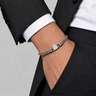 Esclava Tejido Bali 5MM 20CM Plata ley .925