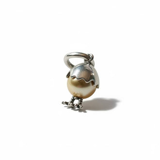Charm/ Huevito dorado Plata .925