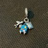 CHARM VIAJERO, PLATA. 925