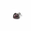 Charm Corazon Rosita con plata