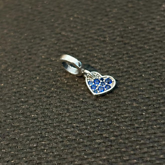 Charm Corazoncito azul