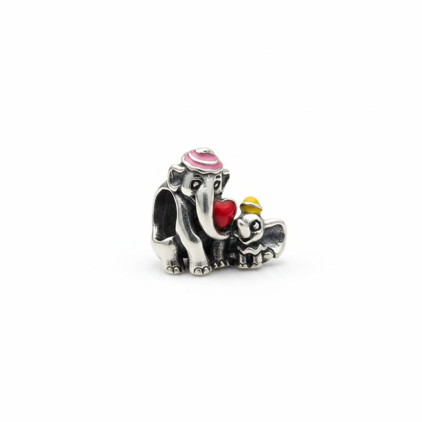 CHARM DUMBO Y MAMA, PLATA. 925