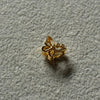CHARM SILUETA DE MARIPOSA CON BANO DE ORO, PLATA .925