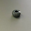 CHARM SEPARADOR CON MICROCIRCONIAS, PLATA. 925