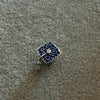 CHARM DE BIRRETE CON CIRCONIAS, PLATA .925