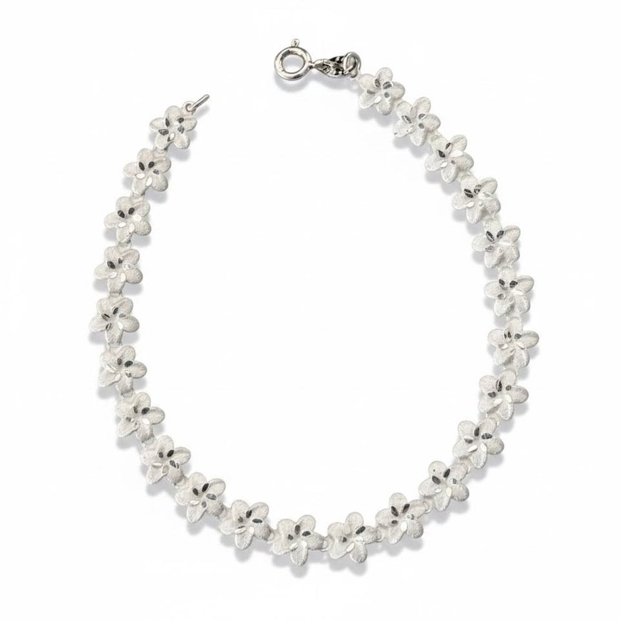 Pulsera Con Diseno de Flores