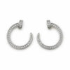 Arrete con circonias, Color plateado, Plata .925