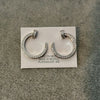 Arrete con circonias, Color plateado, Plata .925