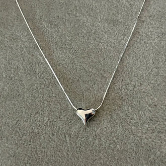 Collar Corazon Plata .925