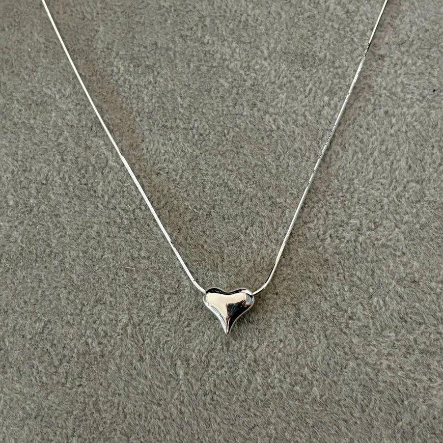Collar Corazon Plata .925