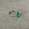 Anillo Zirconia Menta Talla 7,8