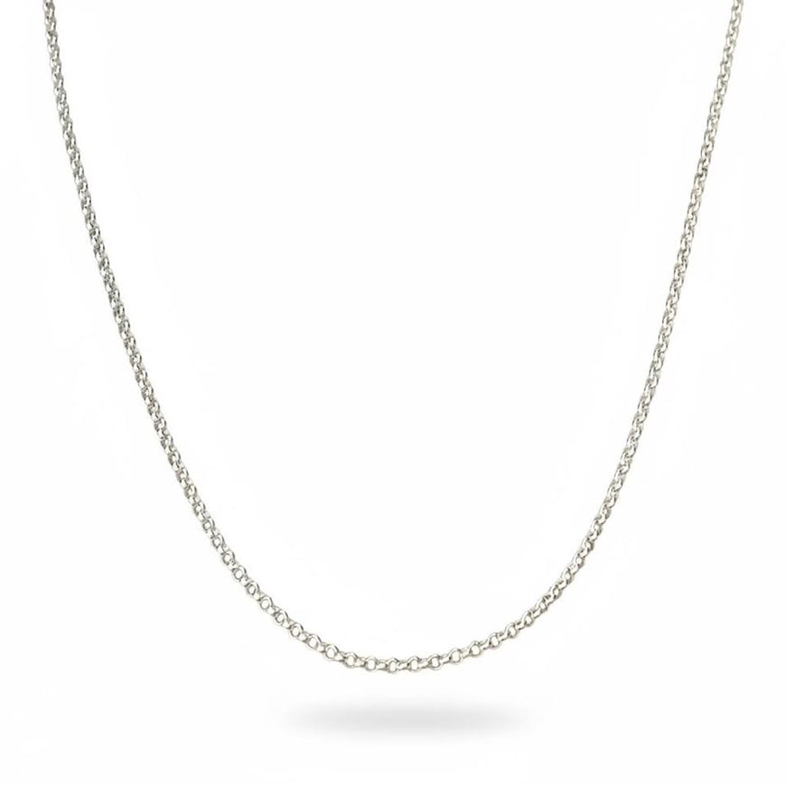 Cadena Rolo 55cm, Plata .925