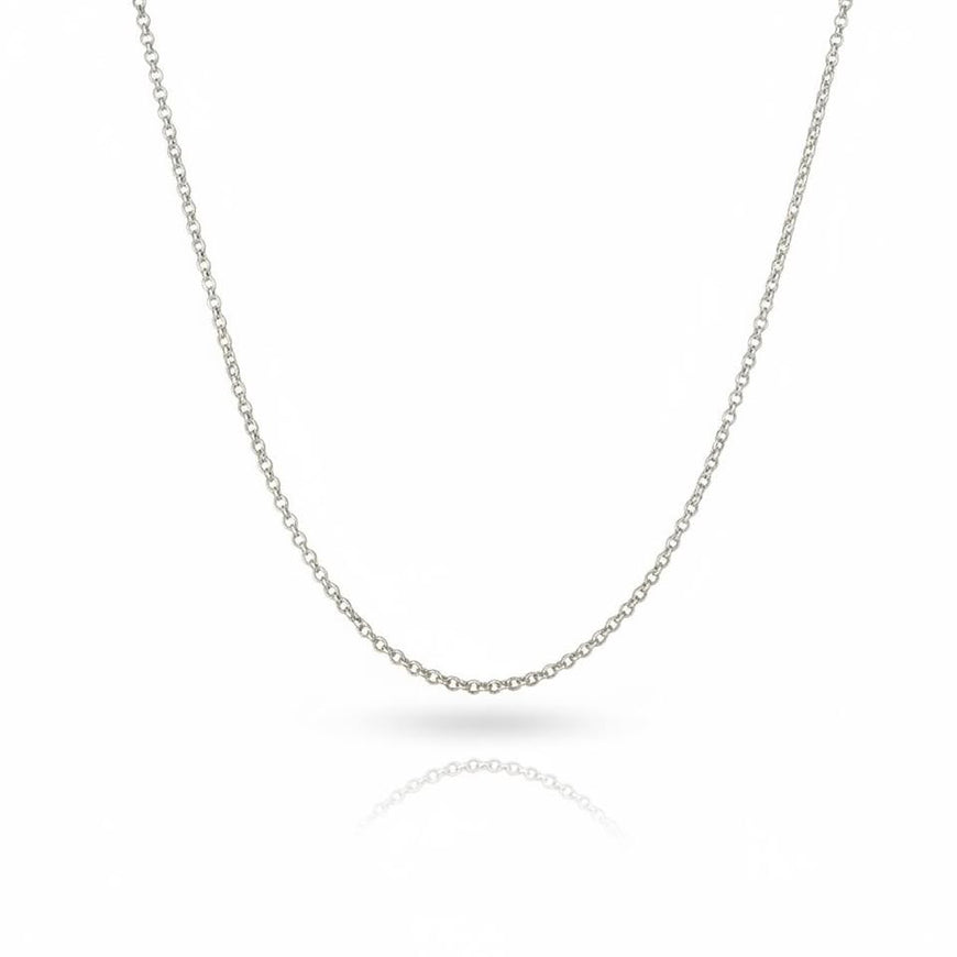 Cadena Rolo 50cm, Plata .925