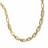 Collar con circonias 42cm, Color oro o plateado, Plata .925