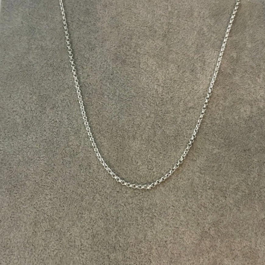 Cadena Rolo 50cm, Plata .925