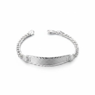 Esclava Diamantada 13cm, Plata .925