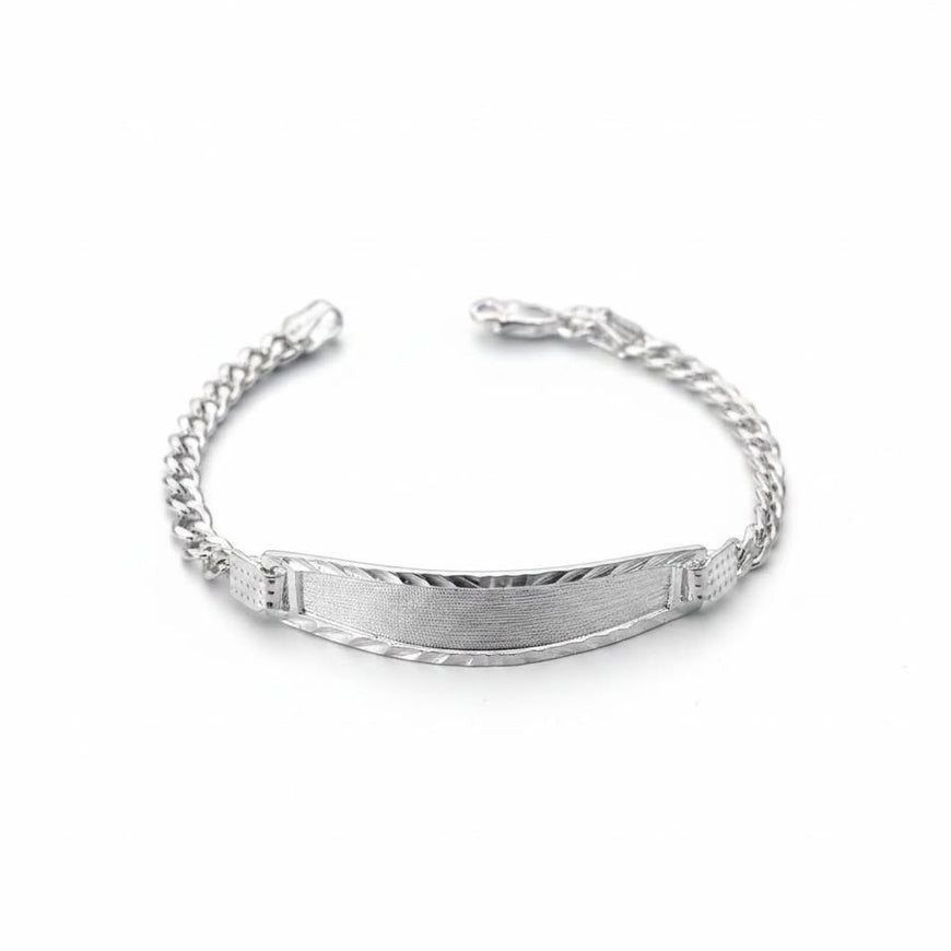 Esclava Diamantada 13cm, Plata .925