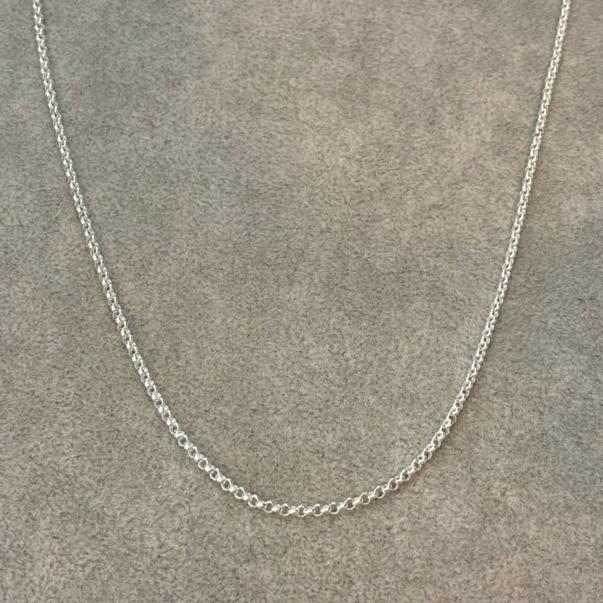 Cadena Rolo 55cm, Plata .925