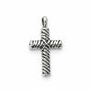Dije de cruz electroformado, Plata.925