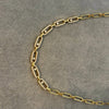 Collar con circonias 42cm, Color oro o plateado, Plata .925