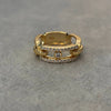 Anillo con bano de oro, Talla 7,9, Plata.925