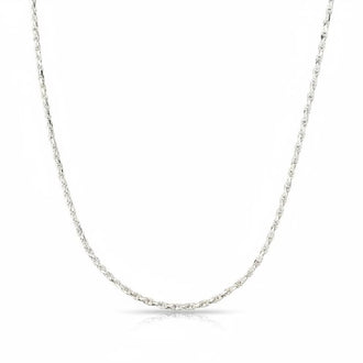 Cadena torzal 70cm, Plata .925