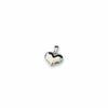 Dije de corazon bombeado, Plata .925