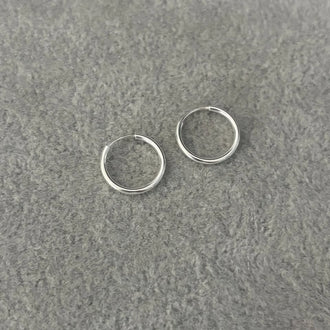 Arracada Lisa, Plata .925