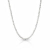 Cadena doble rombo 70cm, Plata .925