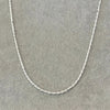 Cadena torzal 70cm, Plata .925