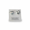 Arrete de corazon bombeado, Plata .925